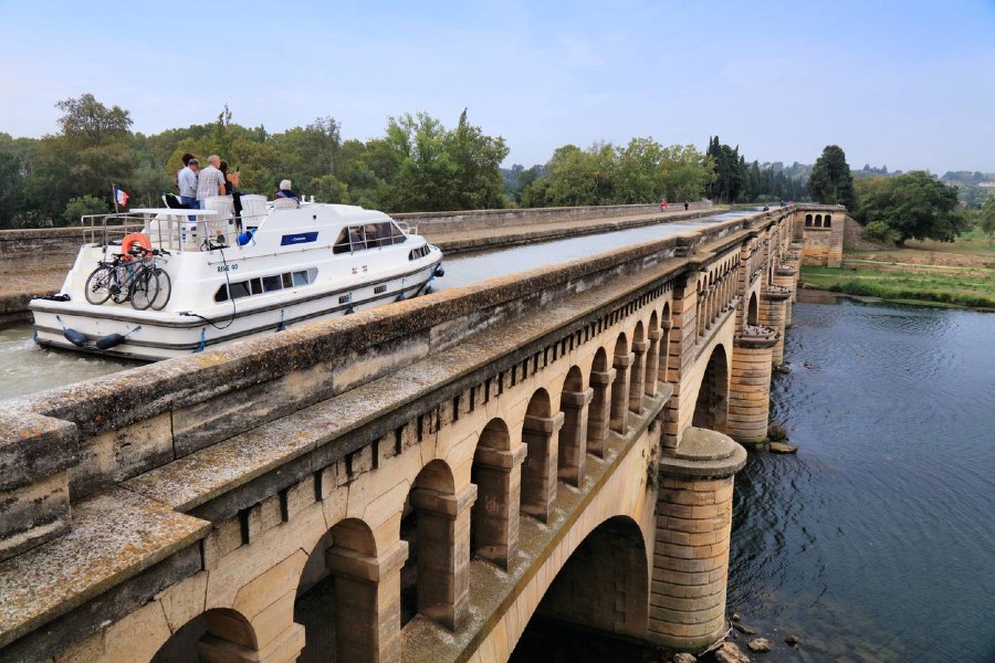 le pont-canal de l'Orb