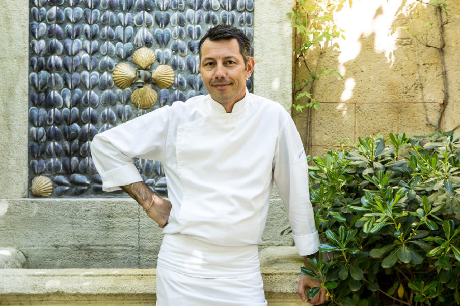 Uzès - GARD - UZES - - Christophe Ducros, chef 1 étoile à La Maison d’Uzès