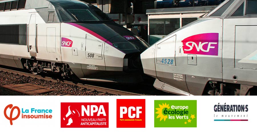 Tarn et garonne - TARN et GARONNE - Retrait du projet de loi SNCF !  Communiqué des partis de gauche