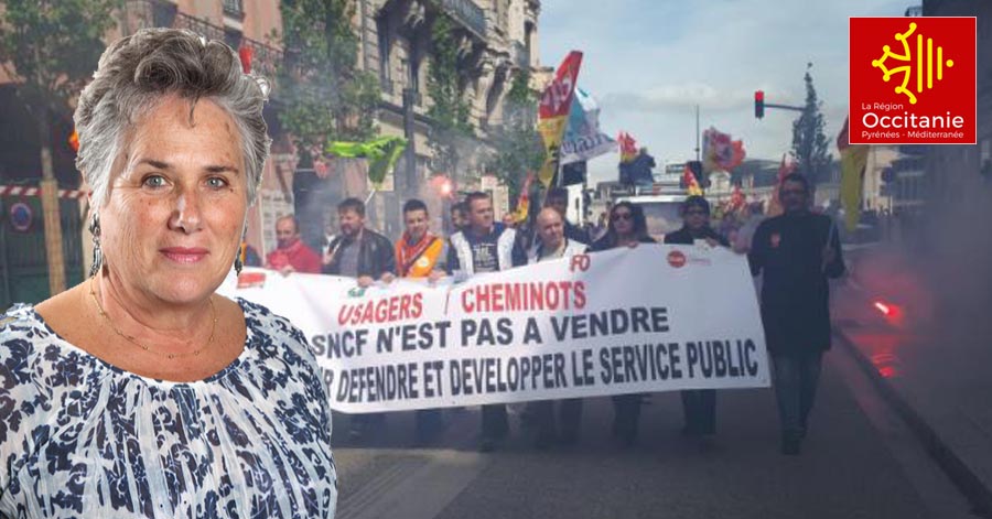 Occitanie - OCCITANIE - Visite du gouvernement à Toulouse, exigeons le maintien du service public ferroviaire.