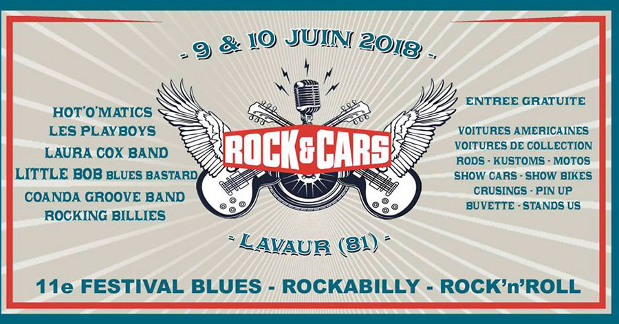 Lavaur - TARN - LAVAUR - Festival ROCK'&'CARS les 9 et 10 juin 2018