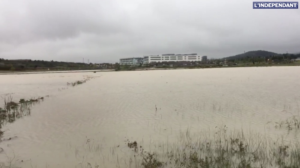 Aude - AUDE - MONTREDON - Vidéo 4 : les premières images des dégâts à Montredon près de l'hôpital