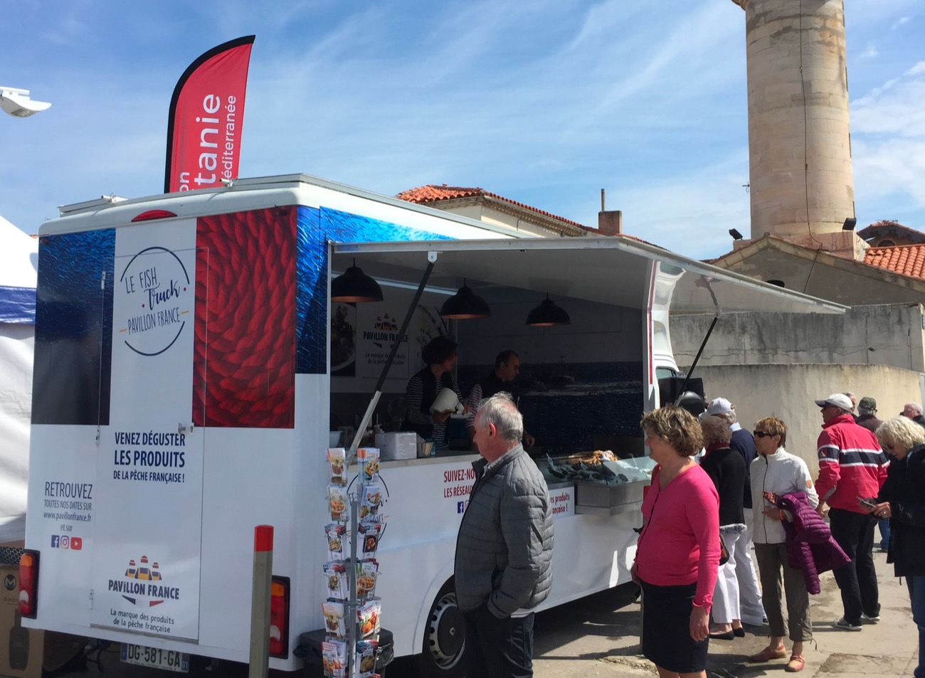 Leucate - LEUCATE ( 11 ) - LA PÊCHE À L’HONNEUR À LEUCATE DURANT « L’AGRICULTURE EN FÊTE » AVEC LE FISH TRUCK PAVILLON FRANCE !