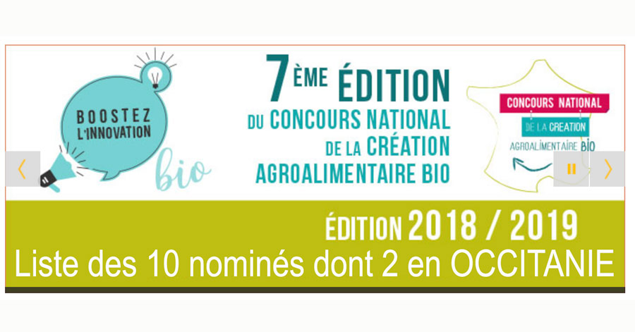 Auch - GERS - AUCH - Remise des prix Concours National de la Création Agroalimentaire Bio - Mercredi 12 juin 2019