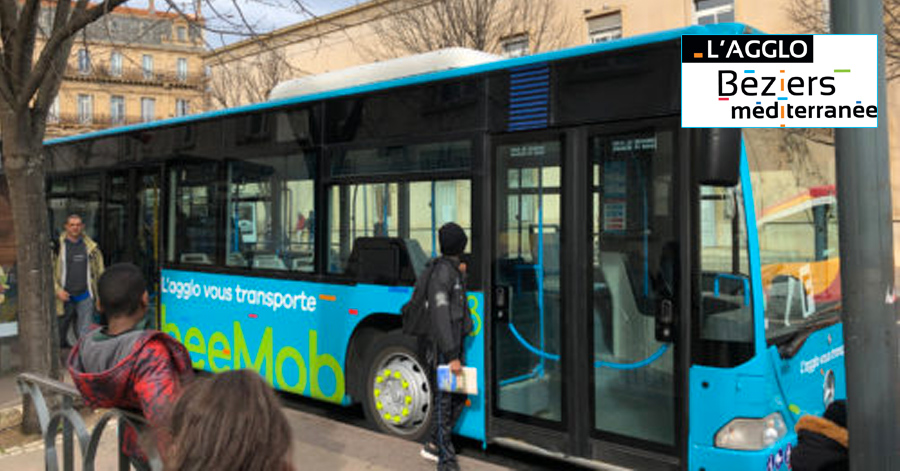 Hérault - HÉRAULT - AGGLO DE BÉZIERS - Lundi 1er juillet, l'Agglo lance ses nouveaux bus GNV beeMob