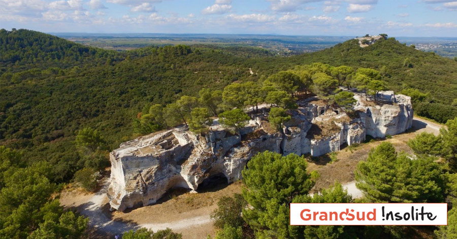 Beaucaire - GARD - BEAUCAIRE - L'Abbaye troglodytique de Saint-Roman, unique en Europe