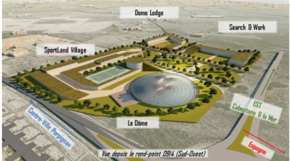Perpignan - PYRÉNÉES-ORIENTALES - PERPIGNAN - Un village du sport à Perpignan ? Des étudiants ESPI Montpellier imaginent Terra Nova