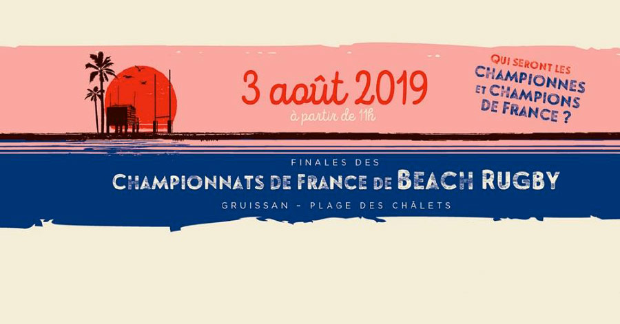 Gruissan - FINALES CHAMPIONNATS DE FRANCE DE BEACH RUGBY : Sud Esca et Euskal Barbarians remportent le Bouclier
