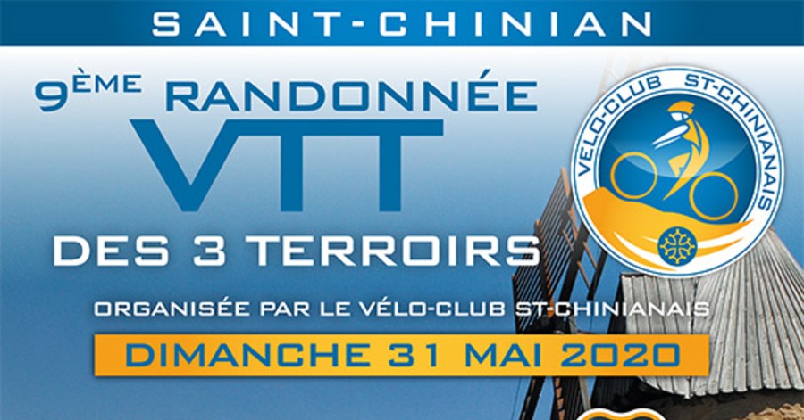 Saint-Chinian - VTT - 9ème randonnée des 3 Terroirs à Saint-Chinian