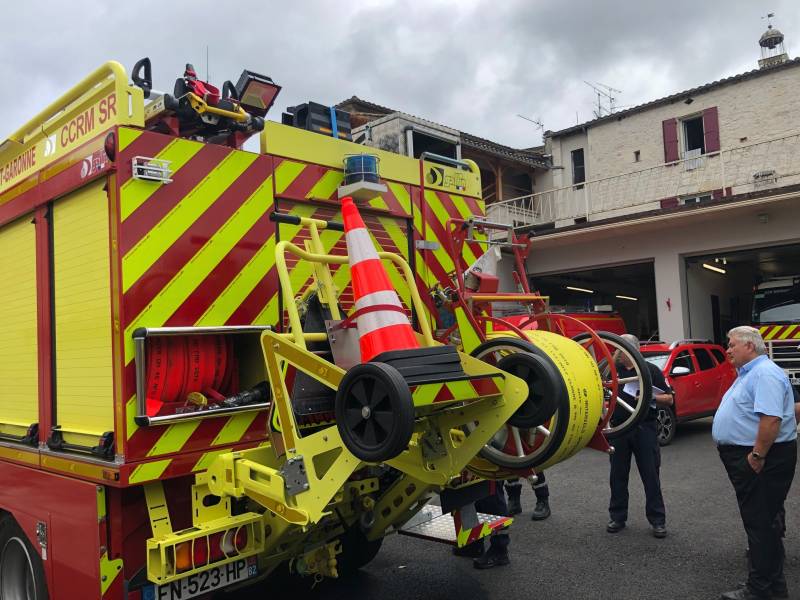 Gers - Démonstration du futur CCRM-SR par les sapeurs pompiers de Montaigu-de-Quercy !