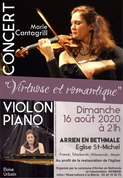 Ariège - Marie Cantagrill en concert pour l'Eglise Saint-Michel.