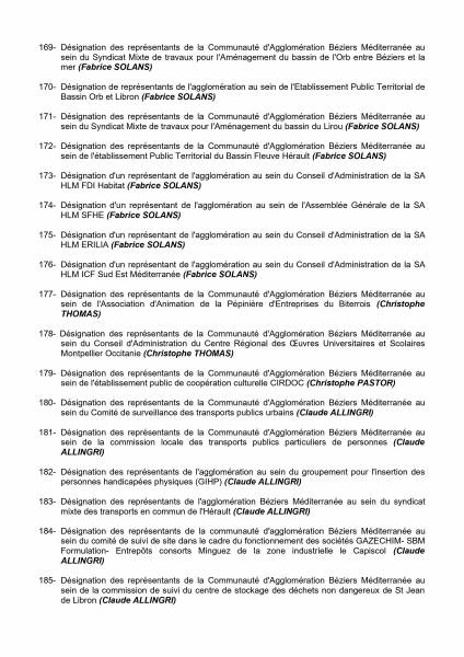 Villeneuve-lès-Béziers - Conseil communautaire du lundi 14 septembre à Villeneuve-lès-Béziers