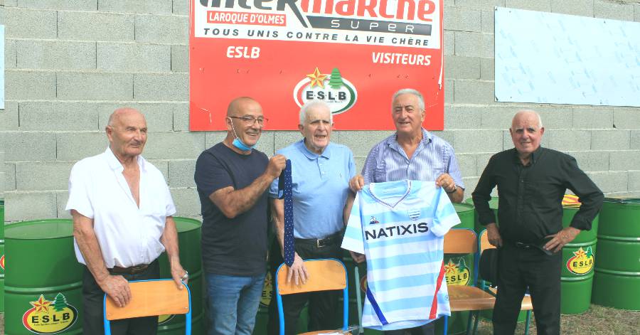 Ariège - Laroque d'Olmes (09)  ESLB honore ses glorieux  anciens joueurs.
