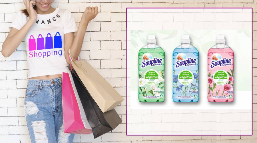 Soupline se réinvente et lance une nouvelle gamme d'adoucissants : Soupline Douceur d'Origine Végétale