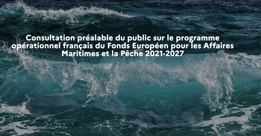  - Politique européenne commune : le Gouvernement met à consultation du public la contribution de la France au FEAMP pour la période 2021-2027