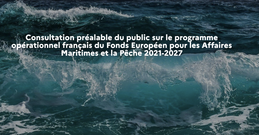 - Politique européenne commune : le Gouvernement met à consultation du public la contribution de la France au FEAMP pour la période 2021-2027