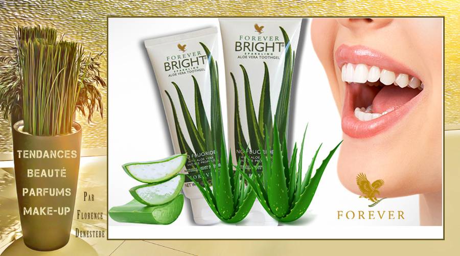 DENTIFRICE SANS FLUOR Forever Bright Toothgel - L' ALOE VERA AU SERVICE DE NOTRE SOURIRE