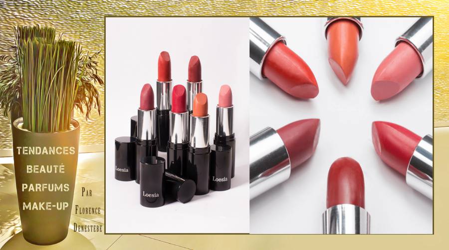 Les rouges à lèvres Loesia, une idée cadeaux Made in France et bio pour faire ou se faire plaisir pour les fêtes !