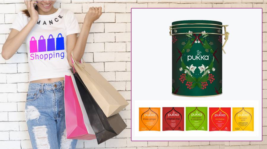 Toute la magie de Noël dans la boite à thés bio Pukka Herbs