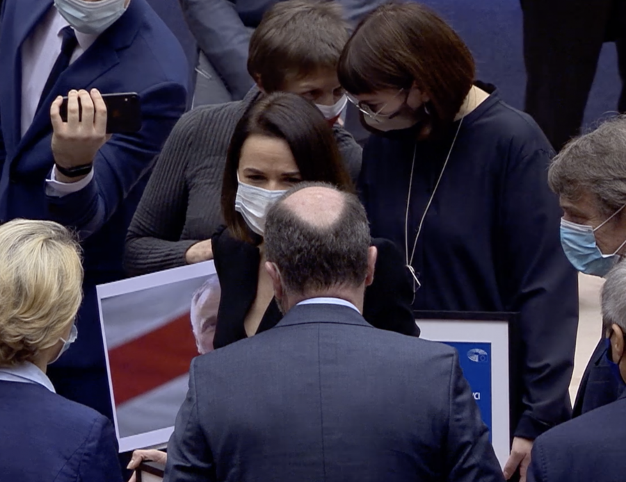 - UNION EUROPEENNE : L'opposition démocratique au Bélarus reçoit le prix Sakharov 2020