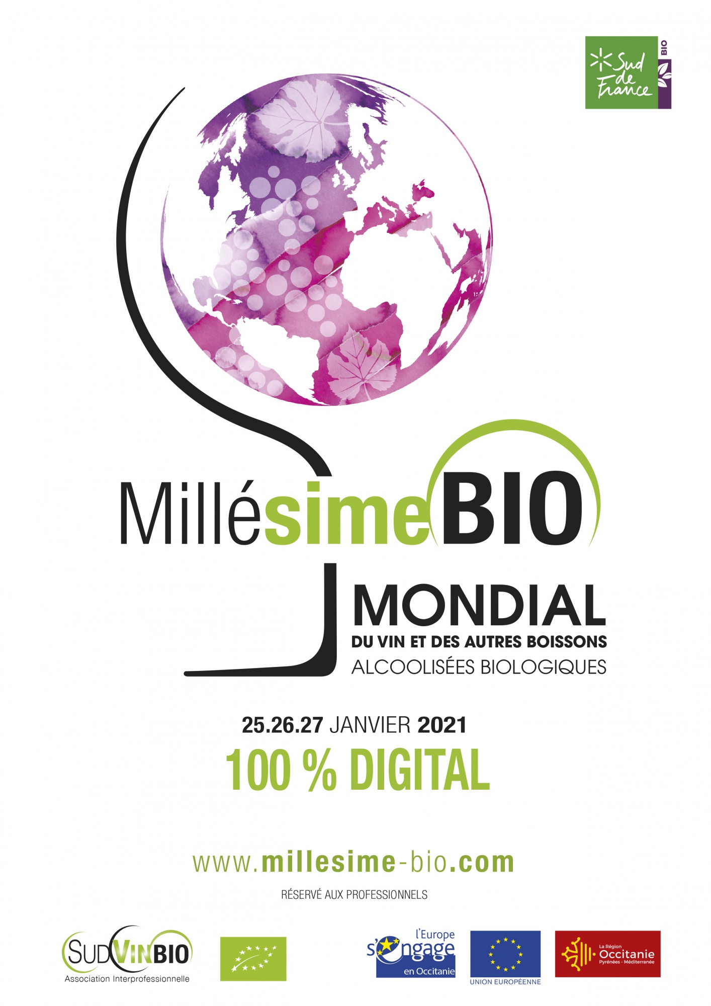 Montpellier - Millésime Bio 2021 maintenu dans un format digital