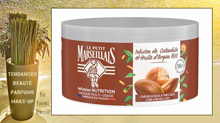 LE PETIT MARSEILLAIS : Masque Infusion Nutrition Multi-Usage, Cheveux secs à très secs, Cuir chevelu sec