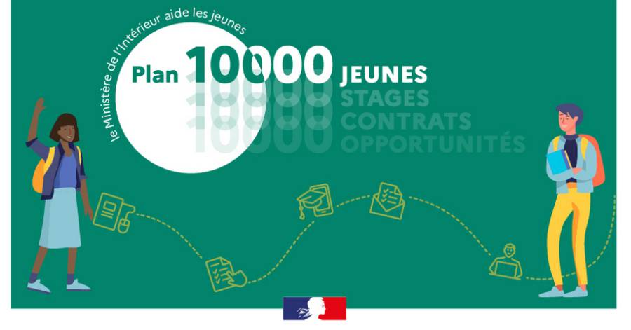 France - Plan 10000 jeunes : Rejoignez le Ministère de l'Intérieur