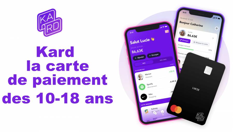 Kard la carte de paiement des 10-18 ans