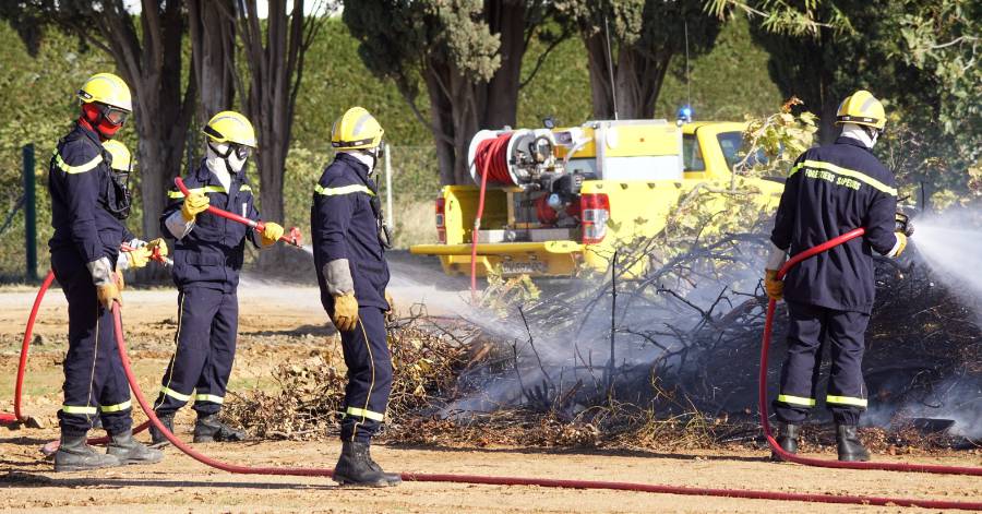 Hérault - Forestiers-sapeurs et sapeurs-pompiers travaillent en parfaite complémentarité !