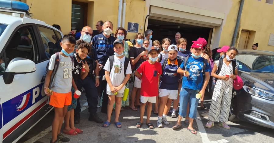 Sète - Le Centre de loisirs jeunes de la Police Nationale en action !