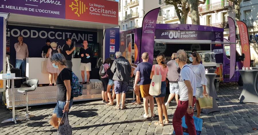Sète - Le Goodoccitanie Food Tour fait une halte au marché de Sète