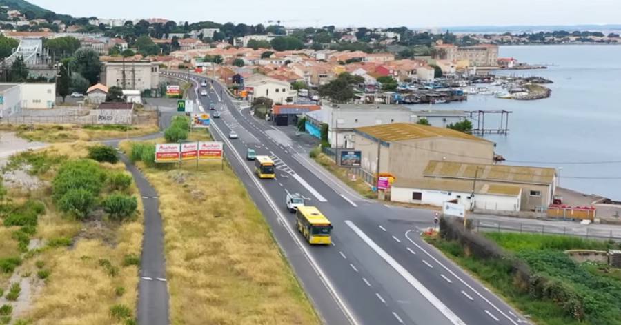 Sète - Travaux sur le réseau des eaux usées sur la RD2 : la circulation adaptée