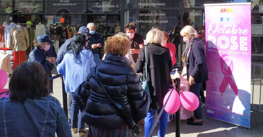 Sète - La Ville participe à Octobre Rose