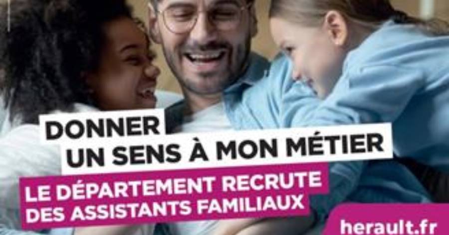 Hérault - Le Département recrute des assistants familiaux