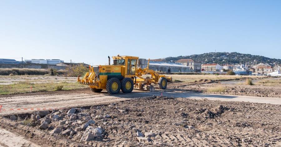 Sète - Le réaménagement du parking Cayenne Sud a démarré