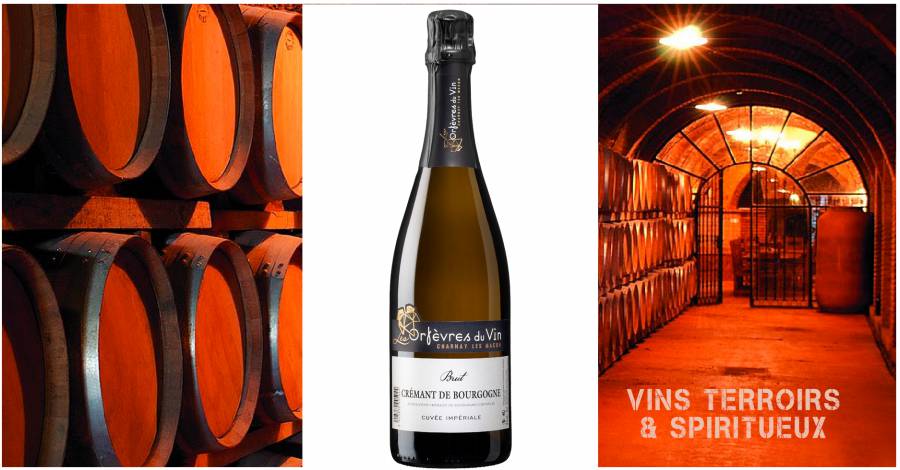 Les Orfèvres du Vin - Crémant de Bourgogne - Cuvée Impériale - Pour accompagner les Fêtes !