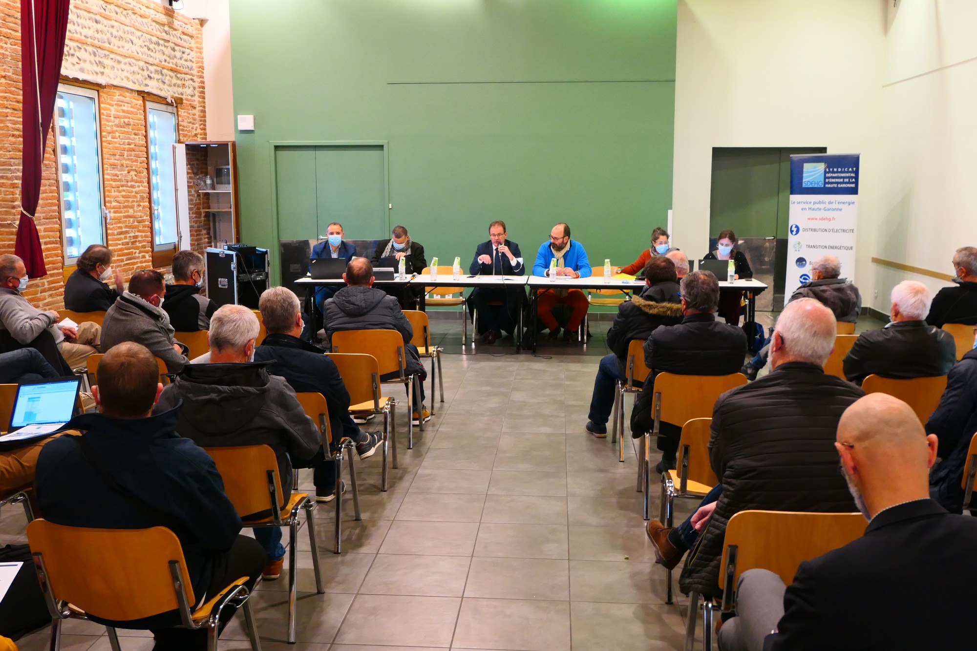 Haute-Garonne - Le Syndicat d'énergie à la rencontre des élus locaux à Auzeville-Tolosane
