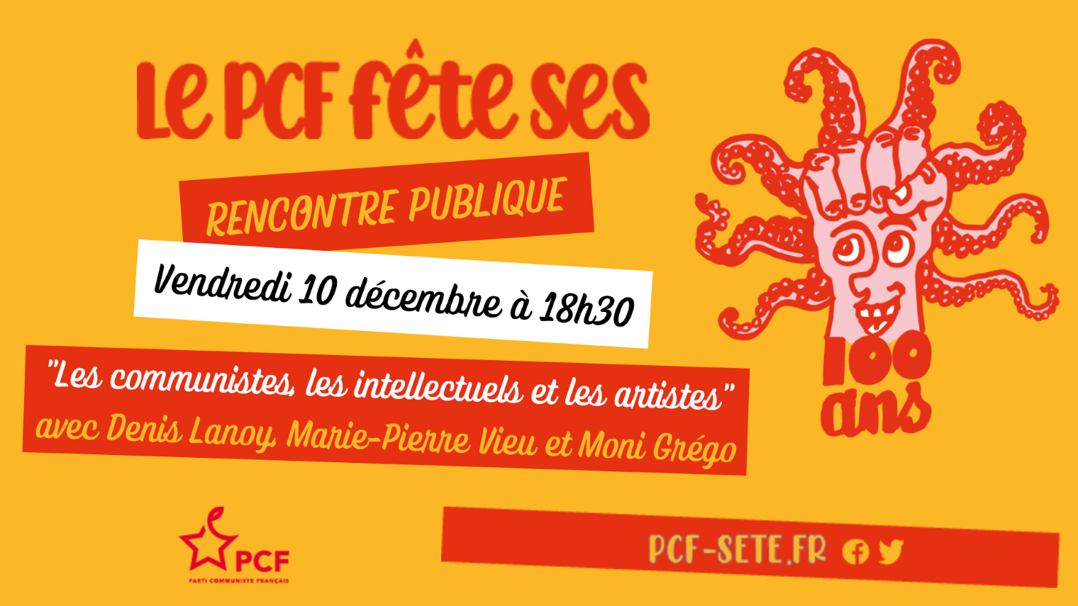 Sète - Une rencontre publique dans le cadre des 100 ans du PCF