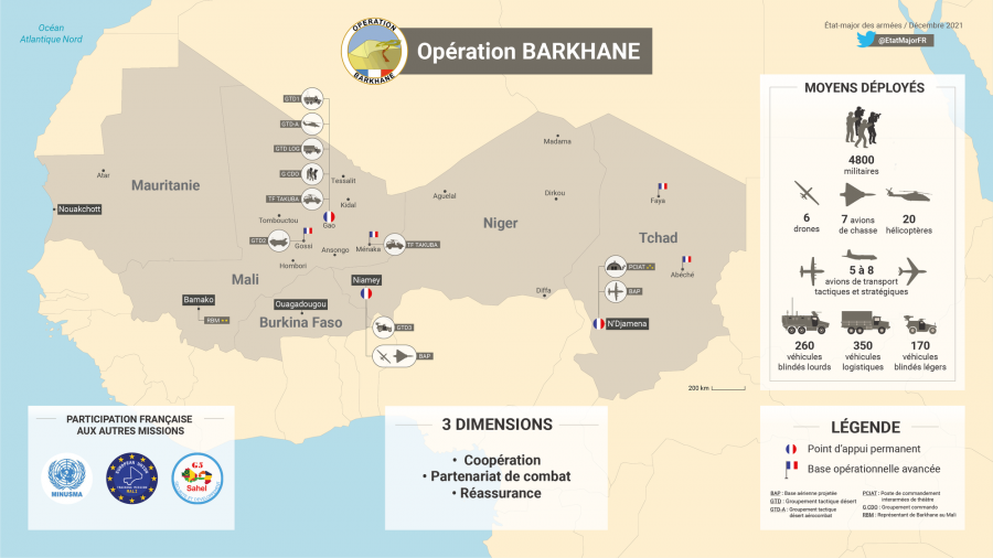 - ​​​​​​​Opération Barkhane   - Transfert de l'emprise de Tombouctou