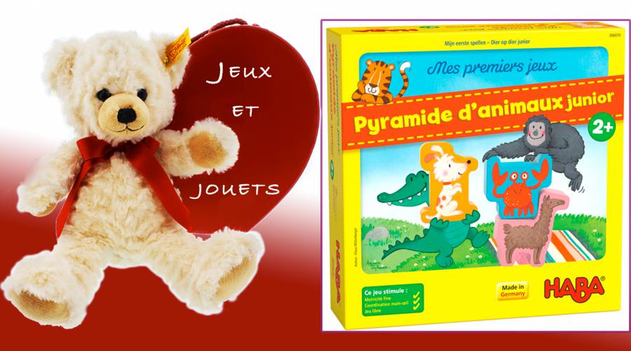 HABA - Mes Premiers Jeux Pyramide d'animaux junior
