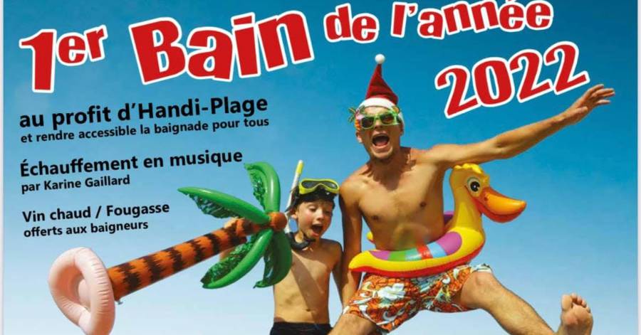 Grau du Roi - 1er Bain de l'année au profit d'Handi-Plage