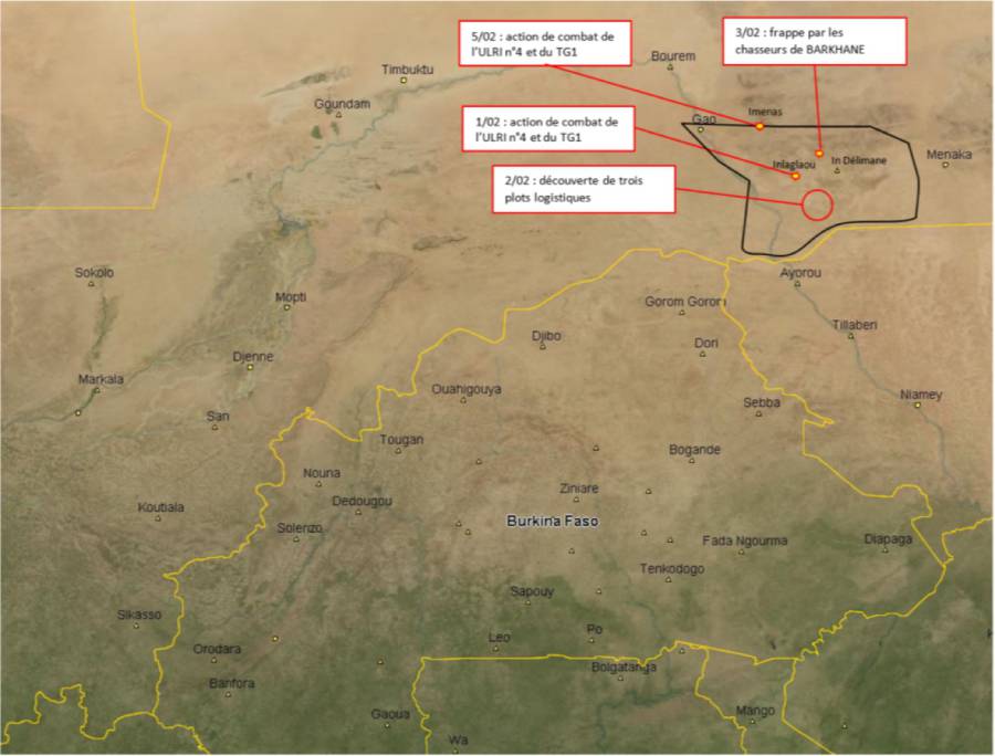 - - Opération BARKHANE - Opération de la Task force TAKUBA dans le Liptako malien