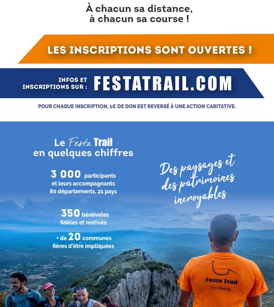 Hérault - Festa Trail Pic St-Loup 2022 : du 27 au 29 Mai !