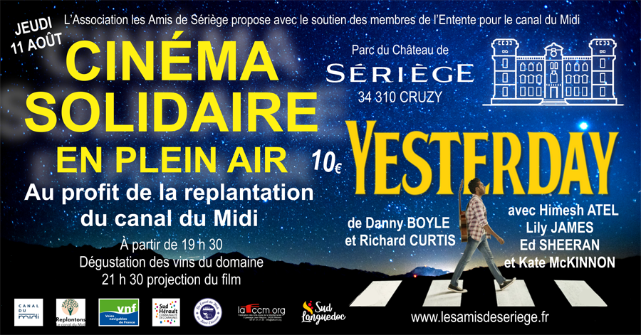 Cazouls-lès-Béziers - Cinéma Solidaire en Plein air 2022 du Château de Sériège