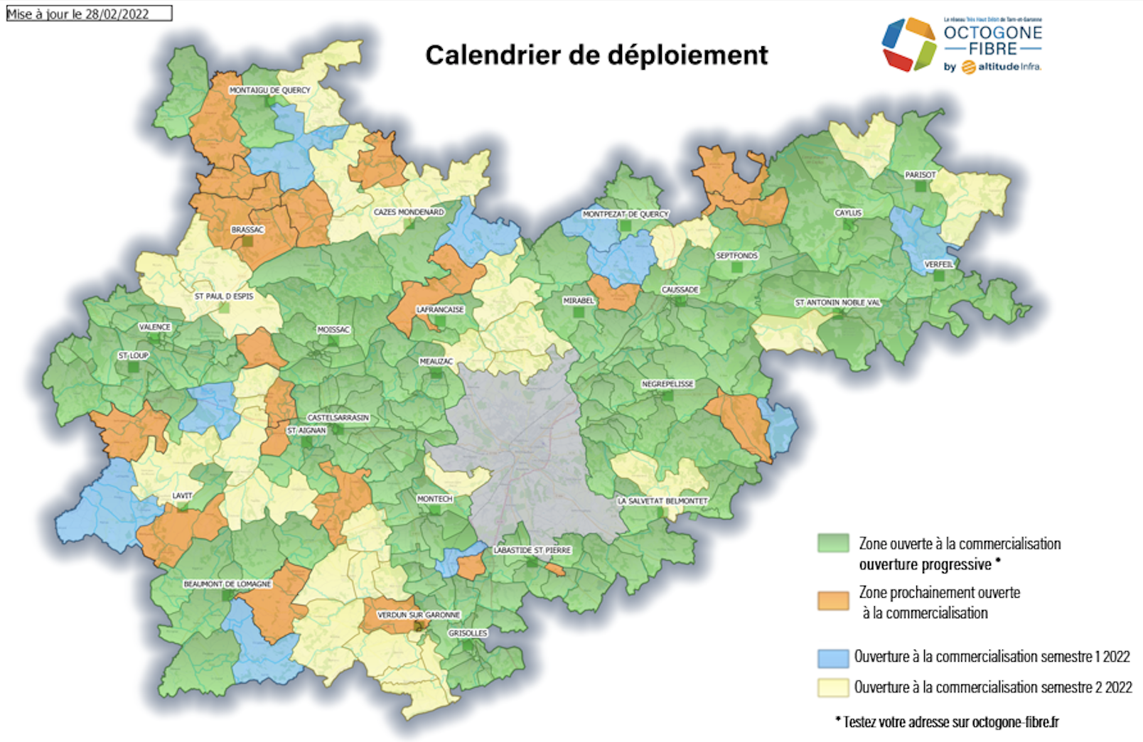 Tarn et garonne - La fibre optique se déploie dans le Tarn-et-Garonne. Les permanences d'avril 2022