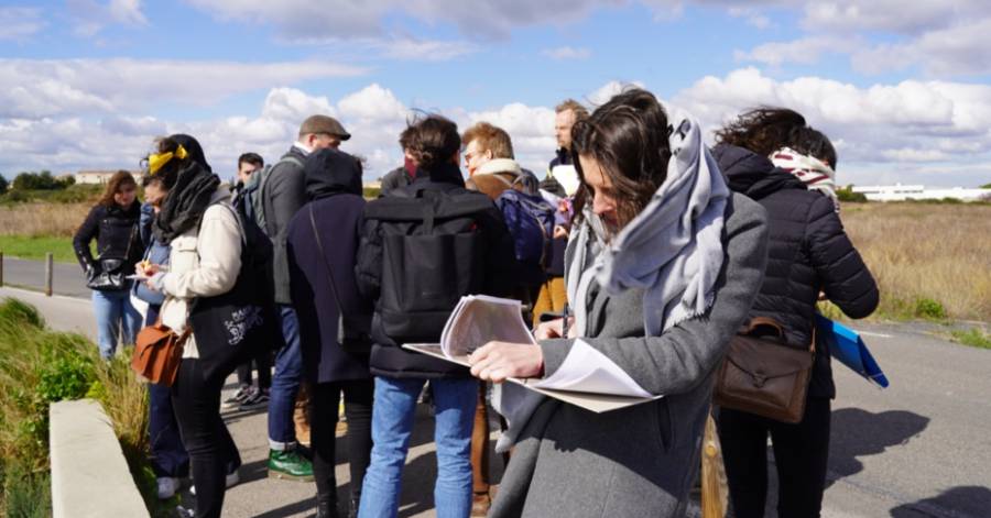 Frontignan - Concours départemental « Habiter le littoral demain » : Les candidats ont visité le quartier des Hierles
