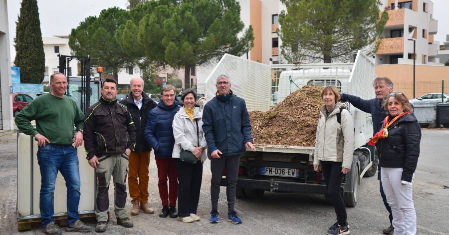 Saint-Jean-de-Védas - Don de broyat pour le compostage