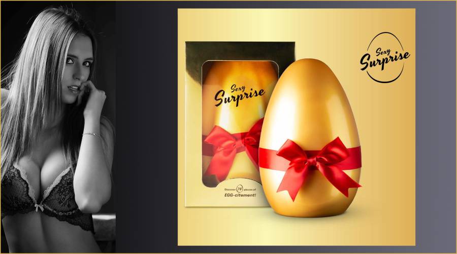 OEUF D'AMOUR SEXY SURPRISE - Un cadeau original et egg-citant