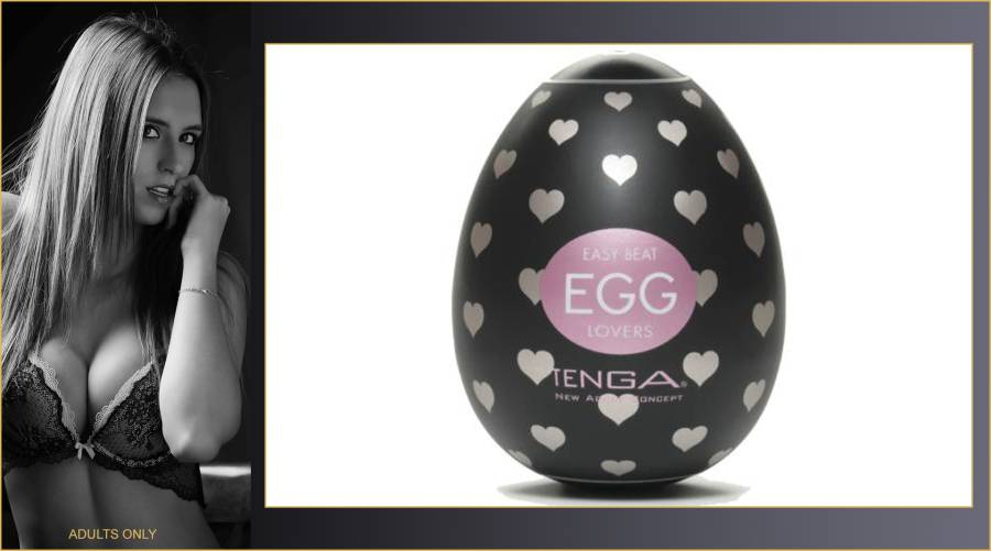 L'œuf de masturbation Egg petits coeurs de Tenga
