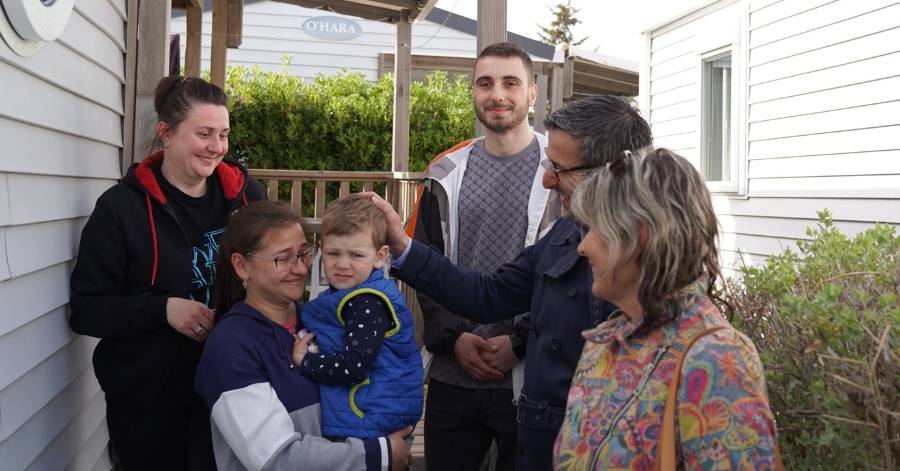 Frontignan - Les premiers réfugiés ukrainiens accueillis à Frontignan la Peyrade